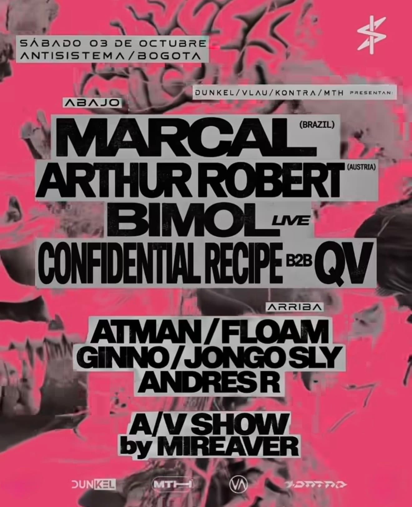 Flyer de MARCAL + ARTHUR ROBERT 